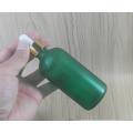 Glass Container Frosted Green Glass Bottles with Glass Eye Dropper And Rubber Bulb, 100ml Capacity